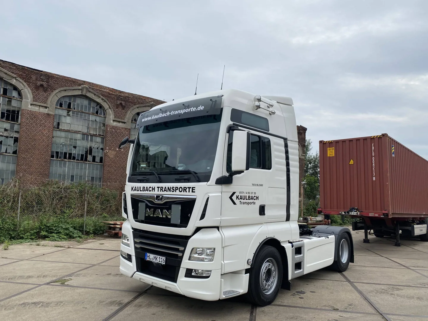 Neuzugang eines MAN TGX 18.500 für den Container Verkehr